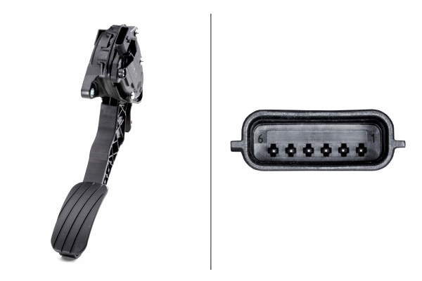 фото №1, Датчик, положение педали газа hella 6pv 009 978-751