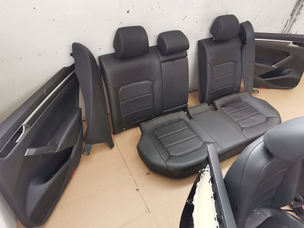 фото №6, Vw passat b8 sedan сидіння шкіра usa комплект