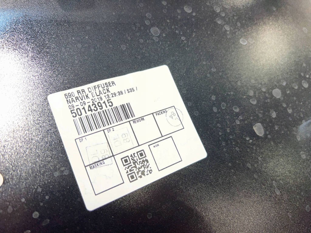 Купити Дифузор накладка бампера задній jaguar 1 pace j9d3-17b891