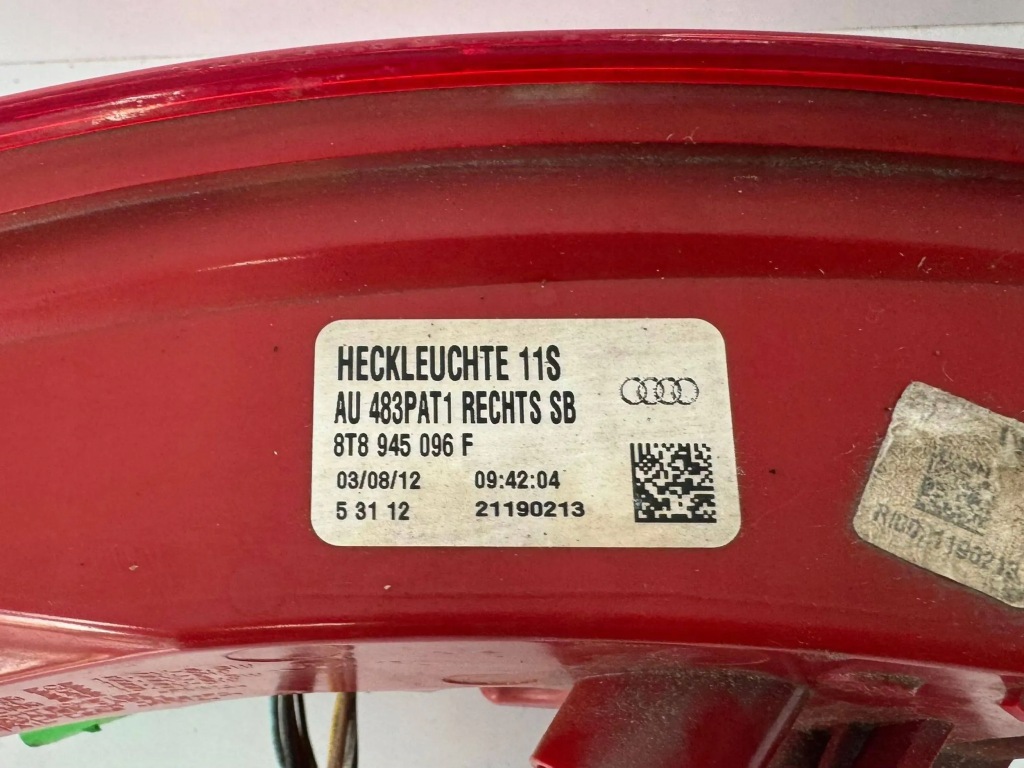 фото №4, Audi a5 8t lift лампа права задня задня 8t8945096f
