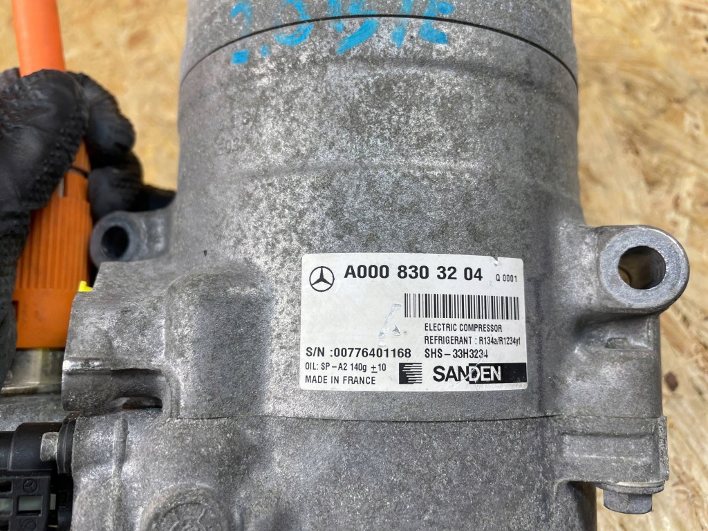 фото №10, Компрессор компрессор кондиционера mercedes w205 2.0 гибрид a0008303204