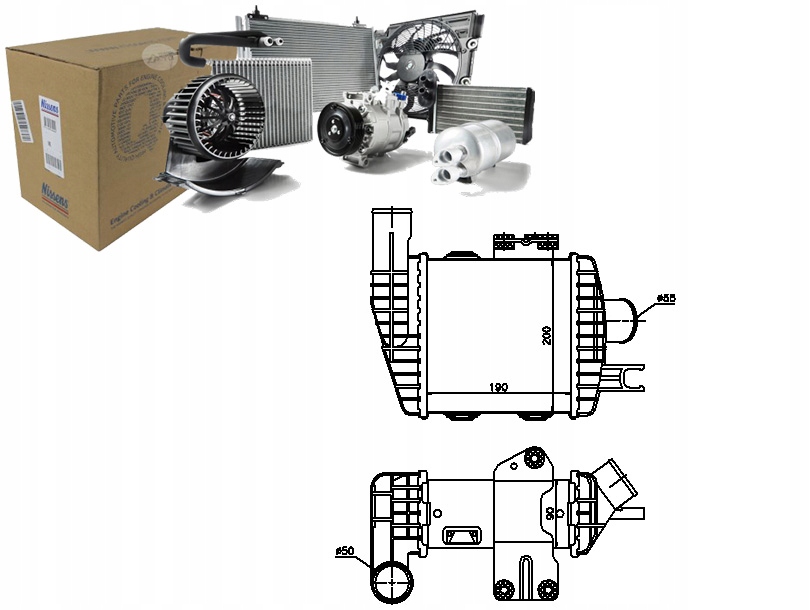 Купить Nissens интеркулер hyundai tucson kia sportage 2.
