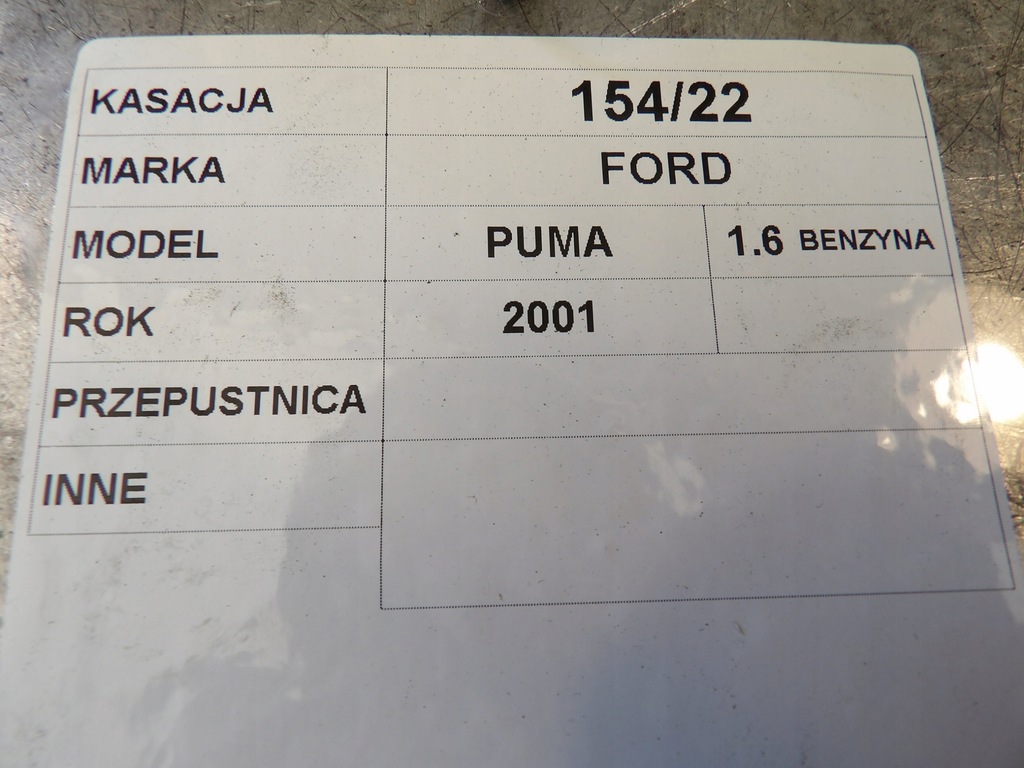 фото №4, Витратомір повітря ford puma mk1 1,6b