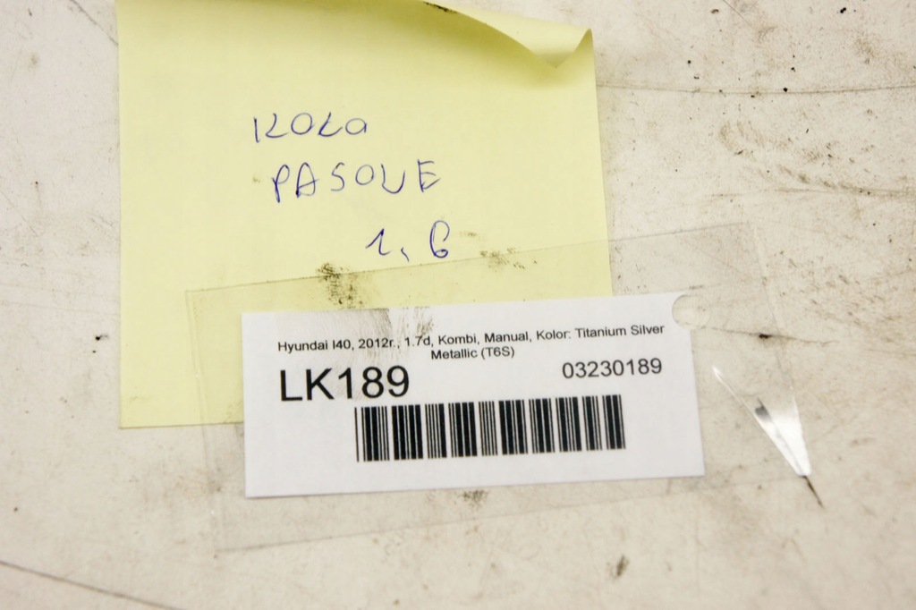 фото №5, Lk189 hyundai i40 1.6crdi шків