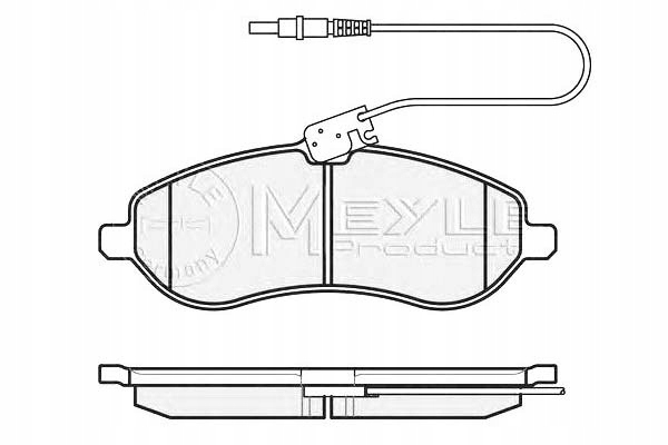 фото №1, Meyle гальмівні колодки гальмівні citroen перед jumpy scudo e