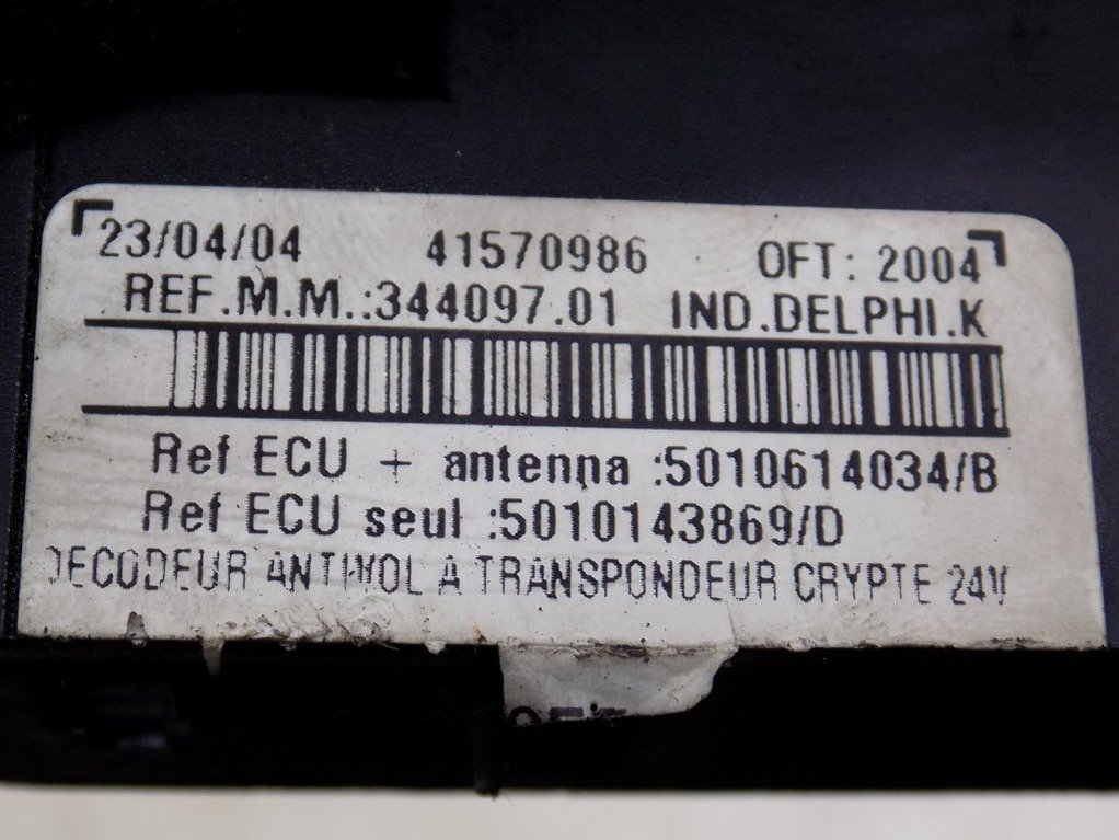 фото №6, Renault premium 420dci 02r модуль імобілайзер 5010614034b