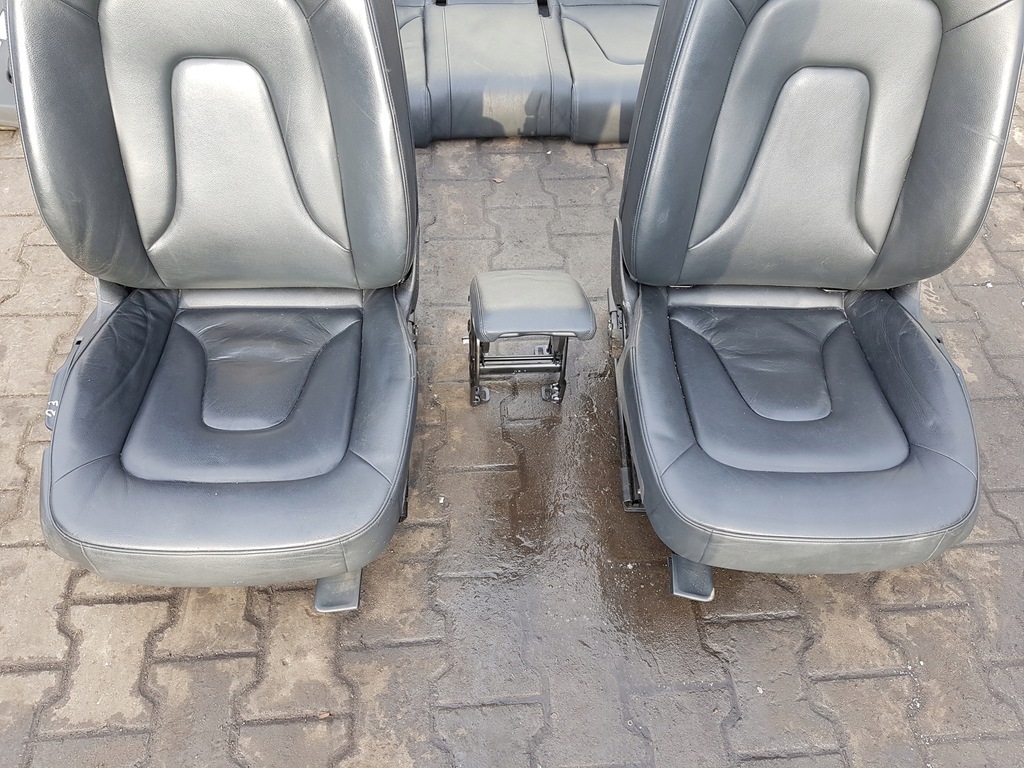 фото №6, Audi a4 b8 08-11r sedan сидіння шкіряний заднє сидіння