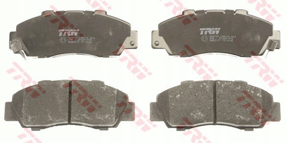 фото №3, Тормозные колодки тормозные перед trw do honda prelude v 2.2