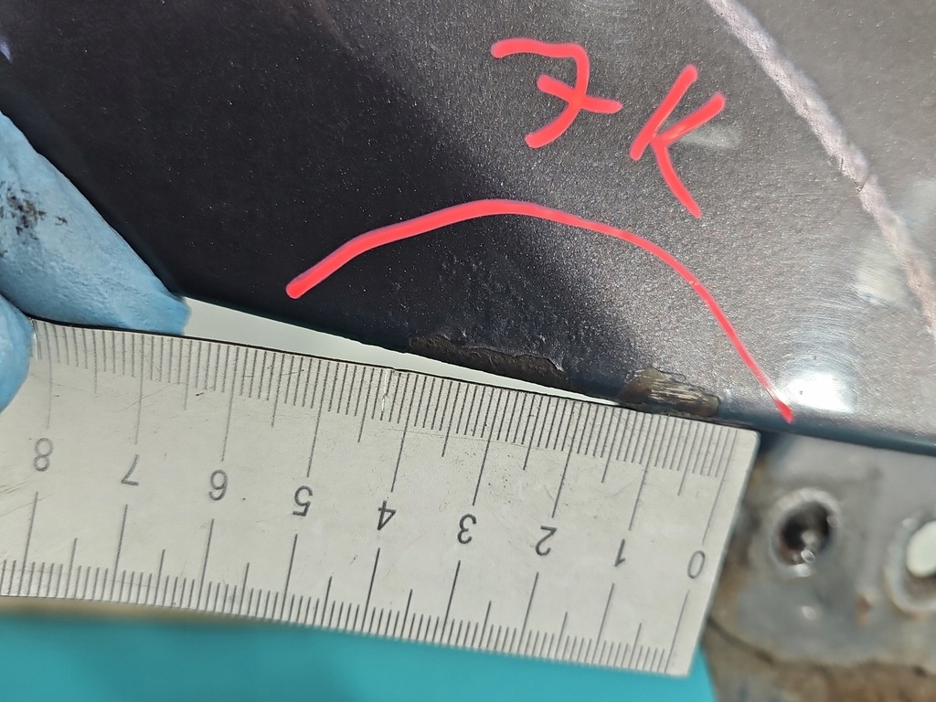 фото №9, Крыло перед правый jaguar xf i x250 07-11 liliowy