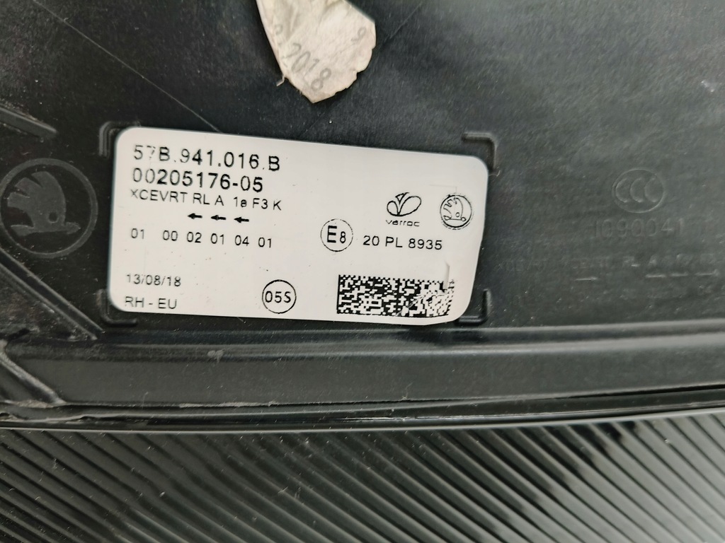 фото №9, Лампа правая фара skoda karoq 57a 17- full led