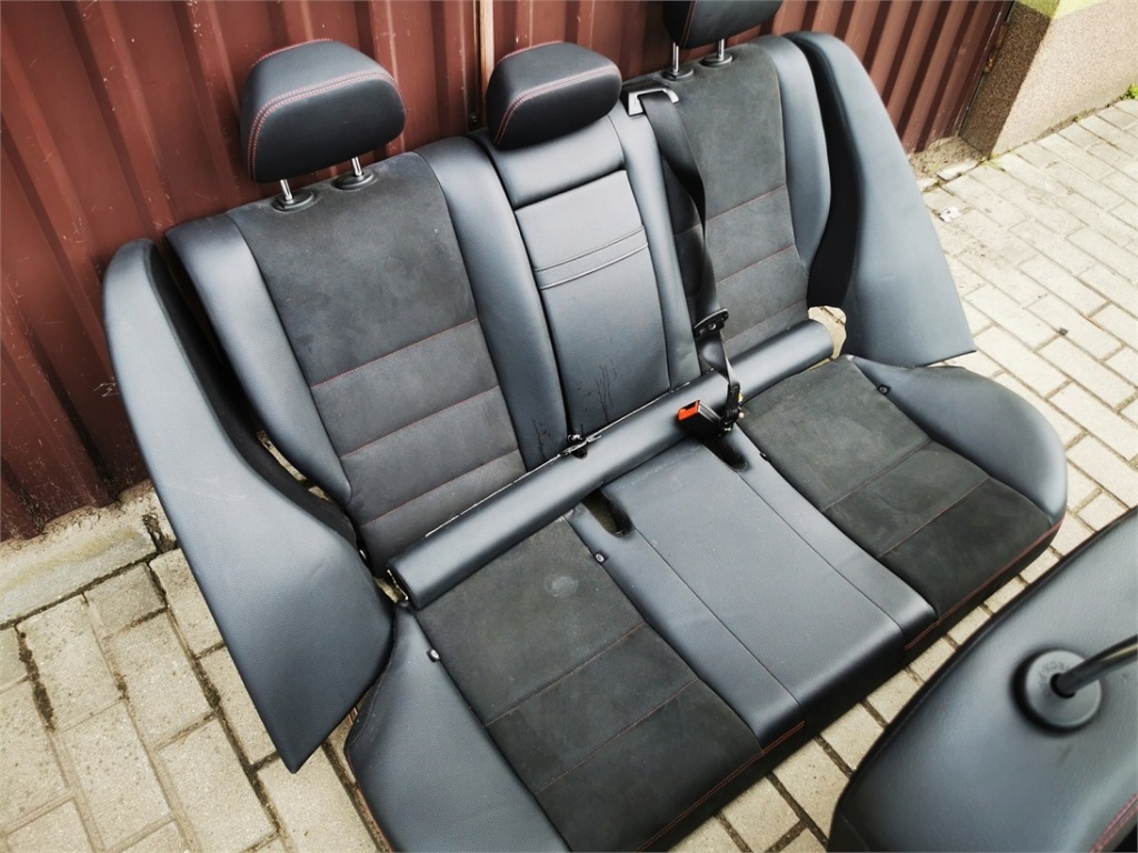 фото №12, Mercedes c-klasa w204 sedan lift amg 11-14 салон сидіння заднє сидіння шкіра