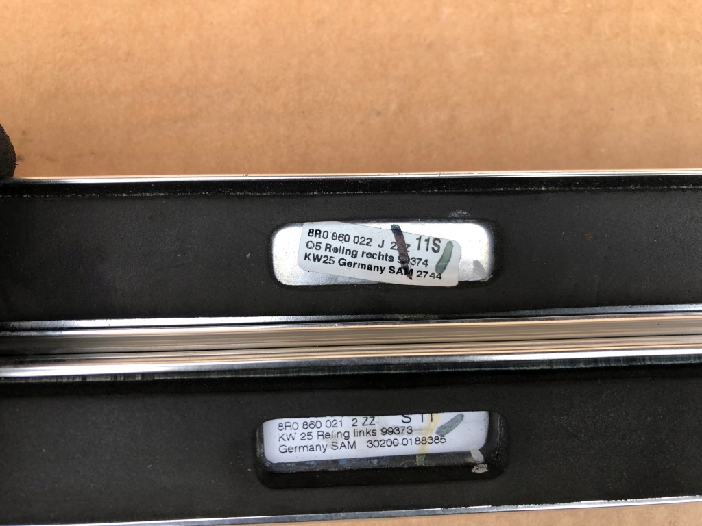 Audi q5 8r0 рейлинги кровельные хром с Разборки