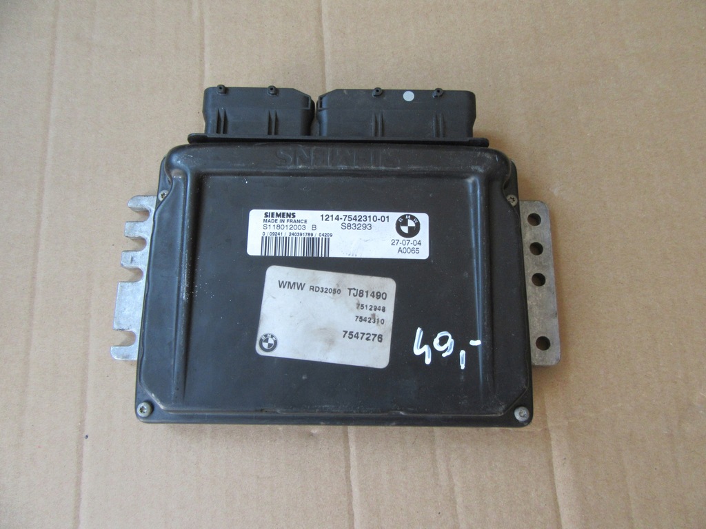 фото №1, Mini cooper one r50 1.6 16v бортовий комп'ютер блок керування