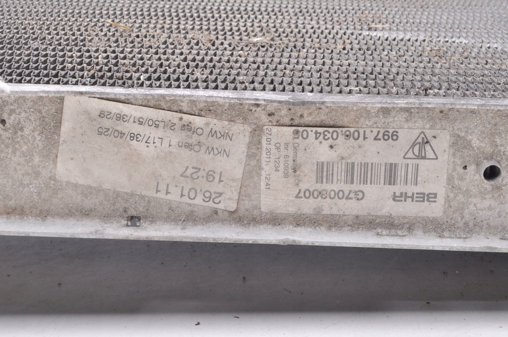 фото №7, Porsche 987 911 997 3.4 радиатор wody 99710603405 99710613202