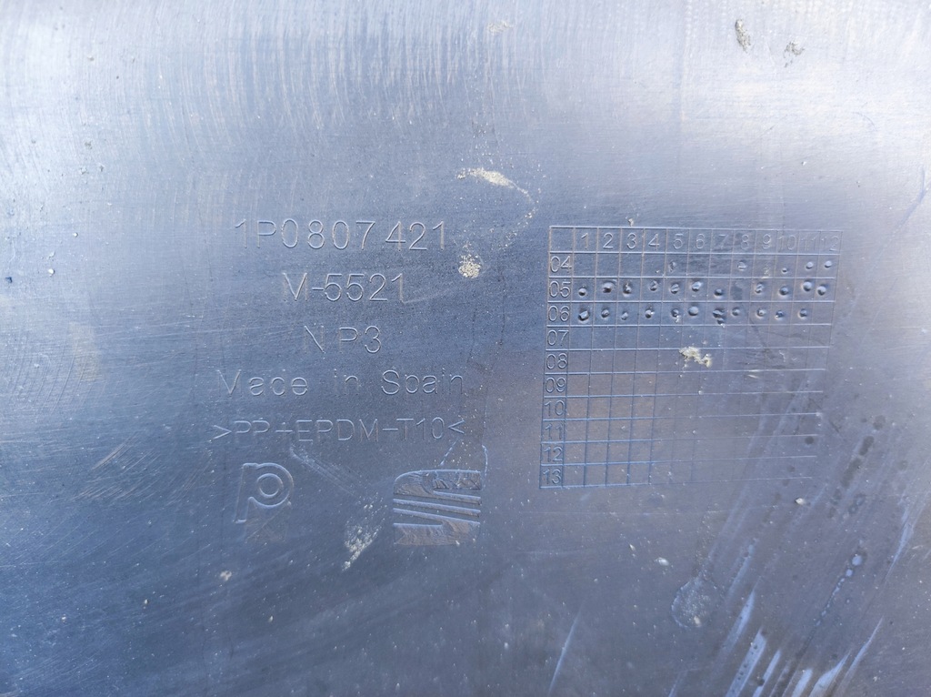 фото №6, Seat leon ii 1p0 бампер задня задній 1p0807421