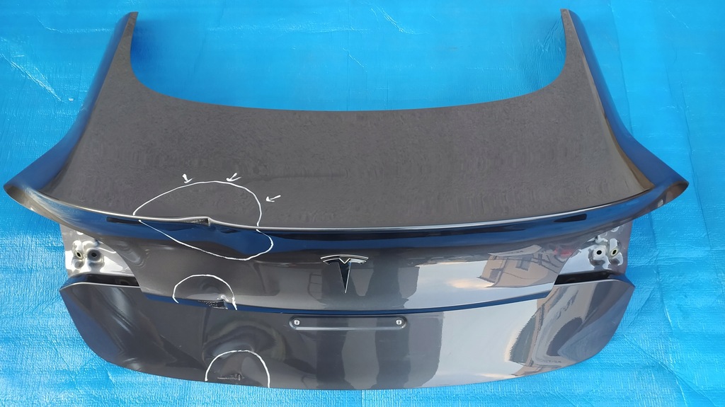 фото №1, Кришка багажника багажника tesla 3 iii lift