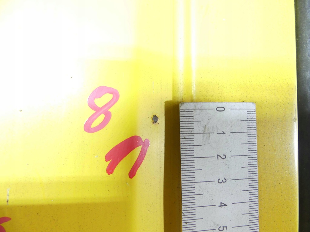 фото №10, Дверь задняя левая vw transporter t4 жёлтый высокий