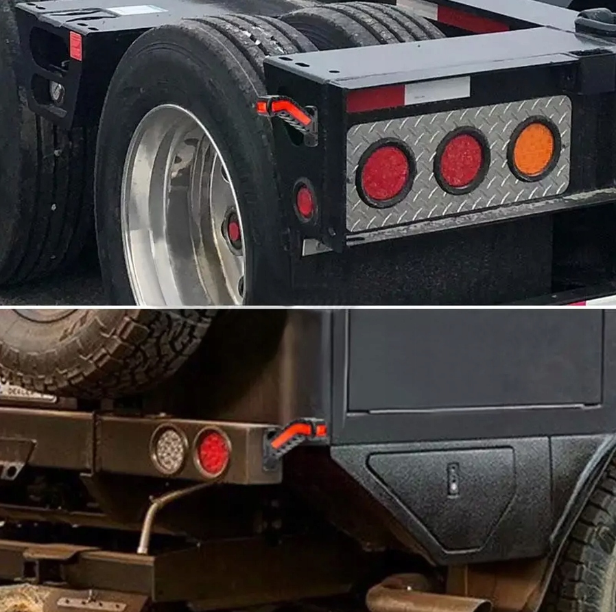 фото №10, Лампа габаритная led 12-24v задняя перед ip68 динамический поворотник 2szt