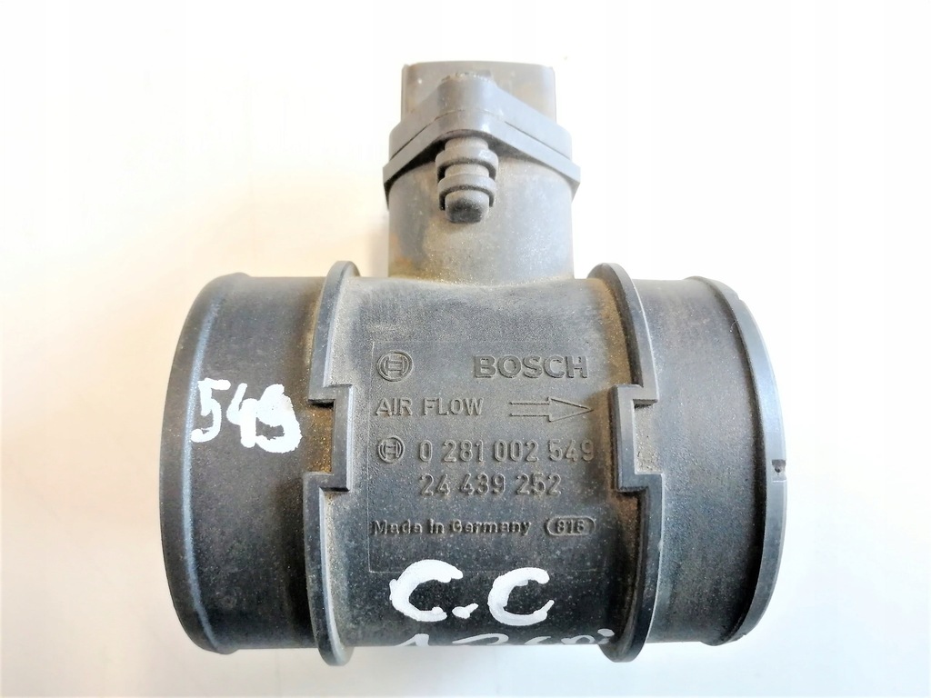 фото №1, Opel оригінальний номер 0281002549 24439252 витратомір повітря