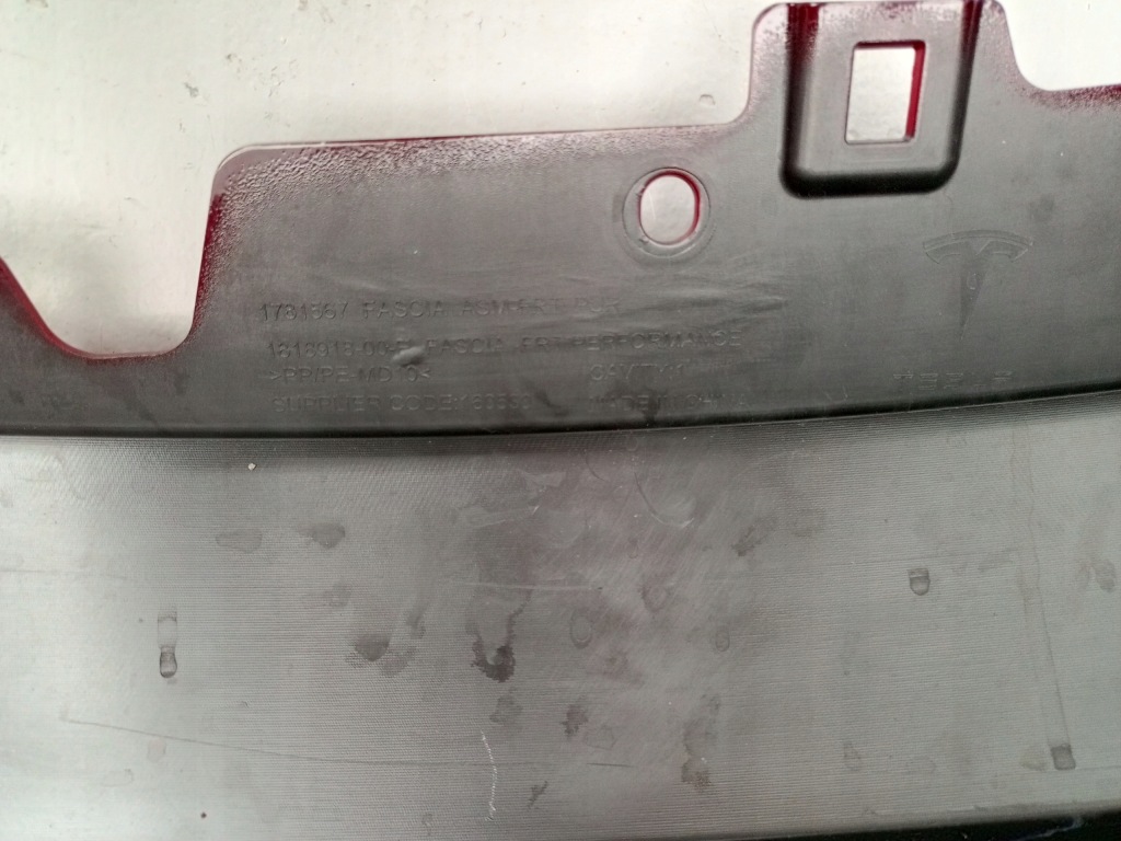 Tesla model 3 highland performance 23- бампер перед передній 1781567-14-a ÷ Оригінал