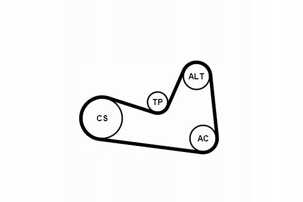 фото №2, Набор ремни многоручейковых с ролики dacia dokker dokker express