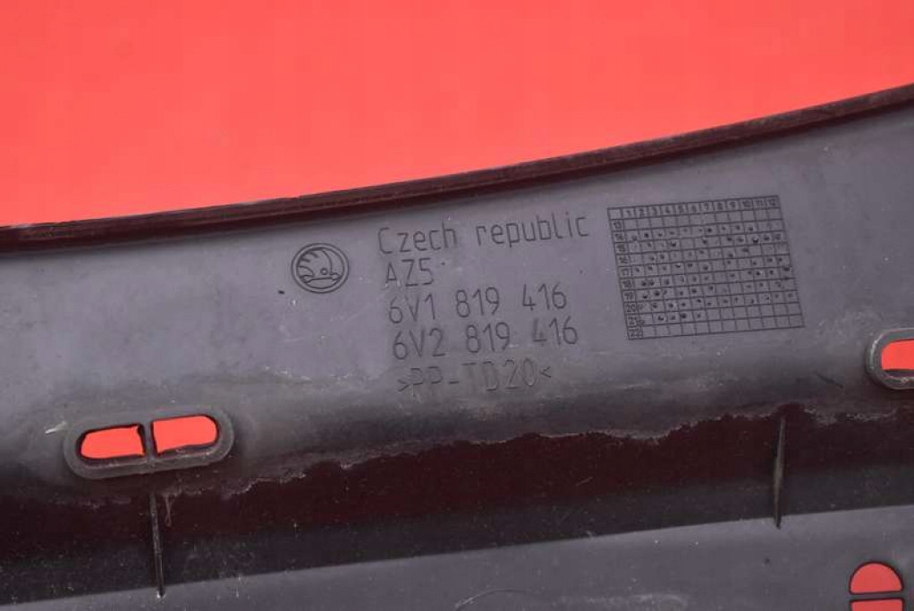 фото №7, Жабо полный 6v1819415 skoda fabia 3 iii lift 18-21