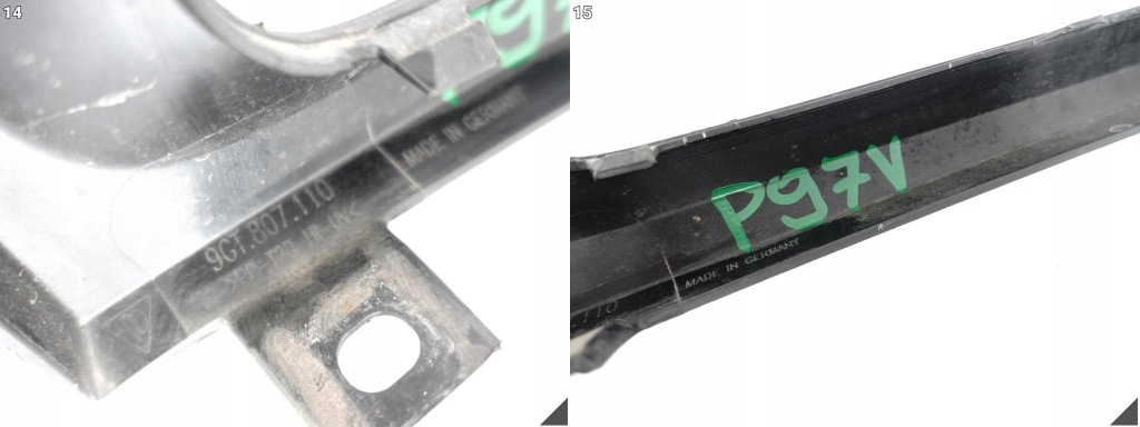 фото №12, Porsche 911 992 gt3 21- спойлер молдинг w бампер накладка перед 9gt807110