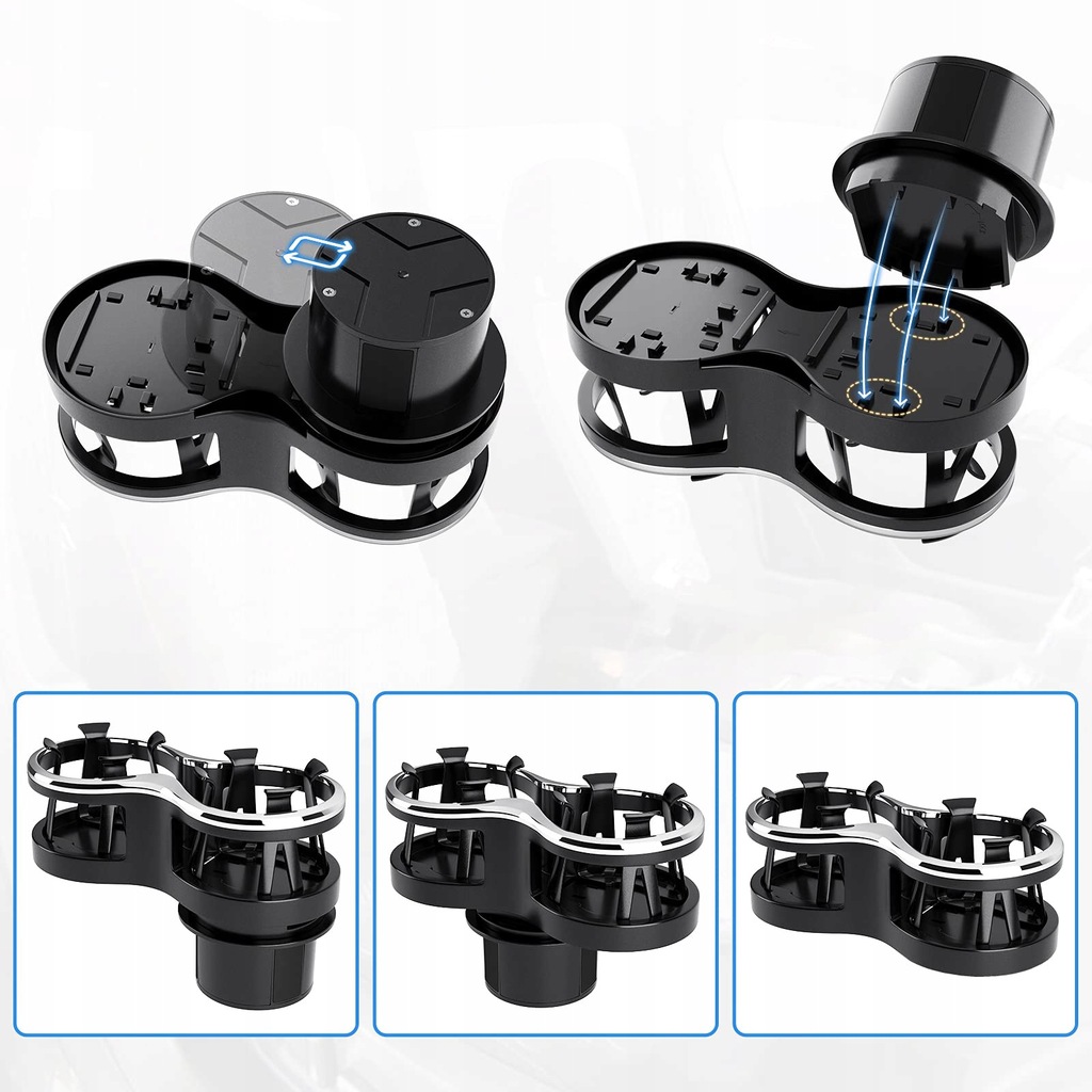 фото №13, Кронштейн na чашка автомобіль консоль середня тримачі