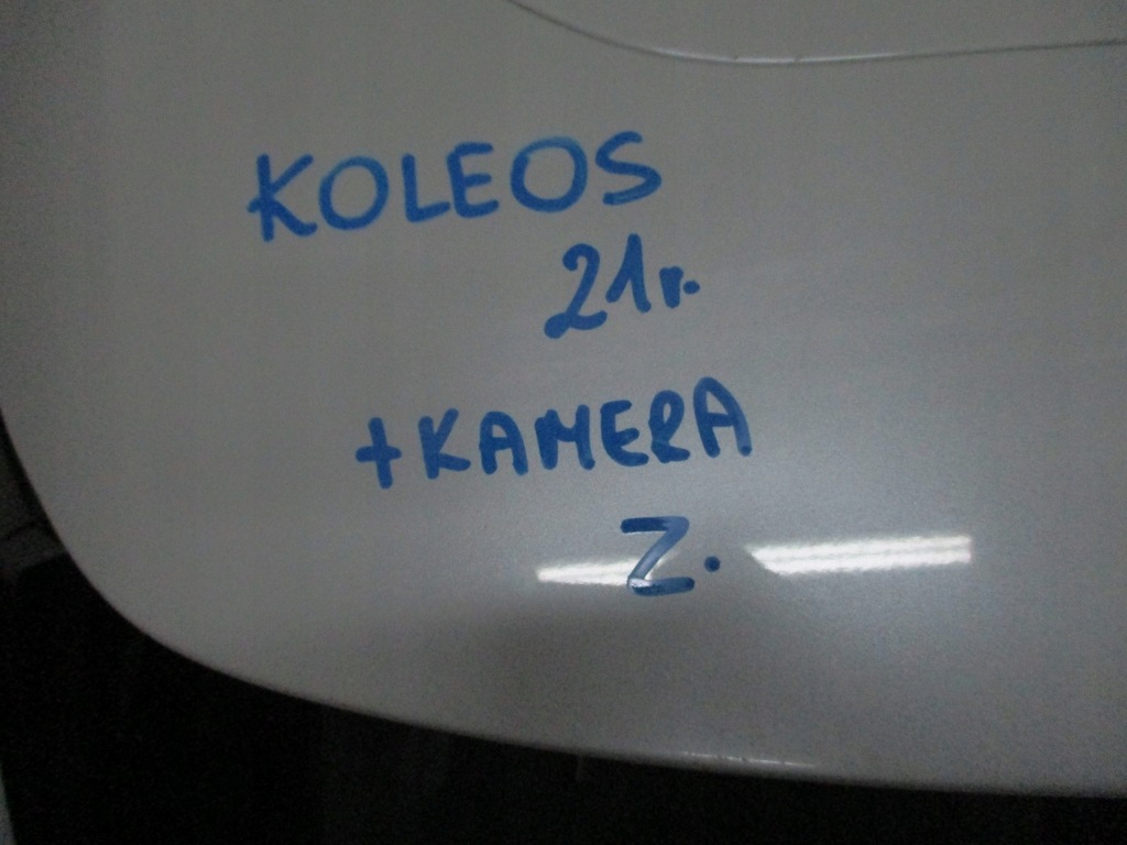 фото №6, Крышка багажника задняя renault koleos ii камера 21r