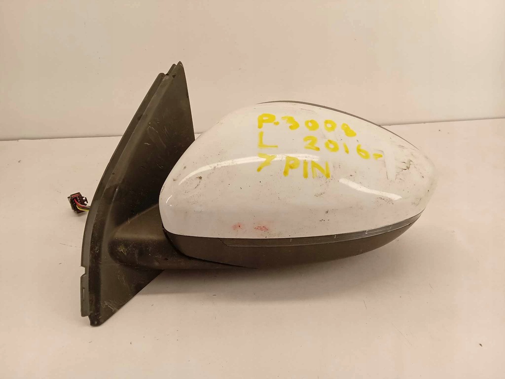 фото №1, Зеркало левая дверь peugeot 3008 7 pin