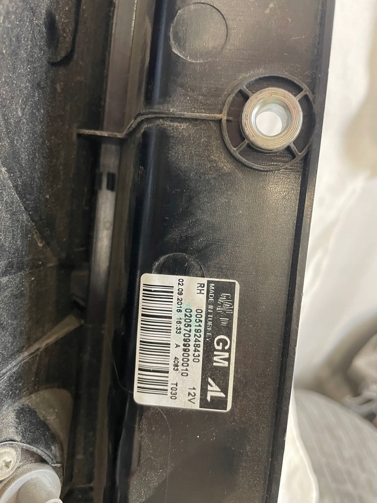 фото №7, Лампа правый задняя fiat doblo opel combo d 10-