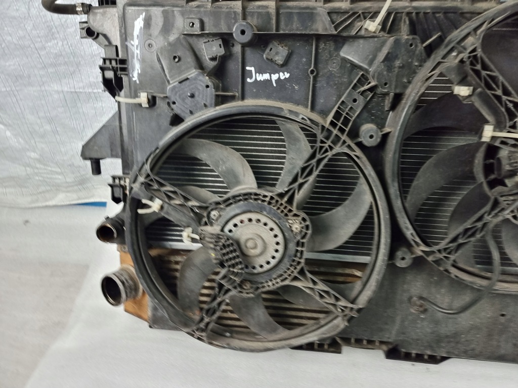 фото №7, Комплект радіатор citroen jumper ii 2.2 hdi boxer