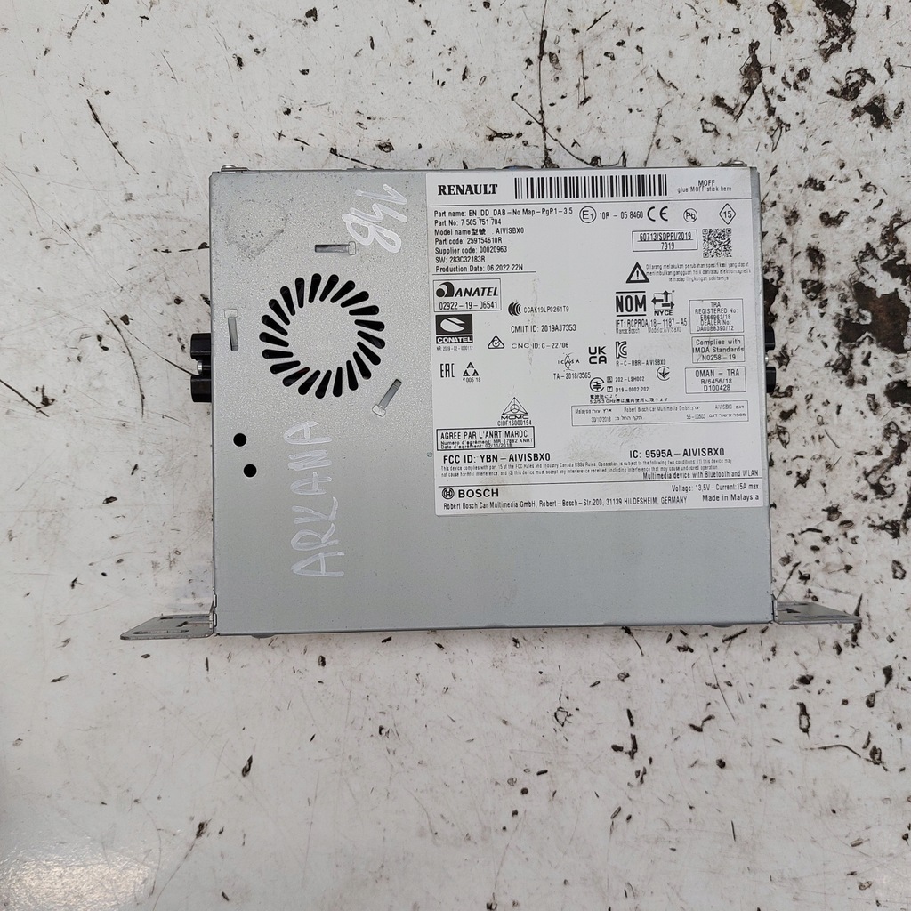 фото №2, Renault arkana радио заводской