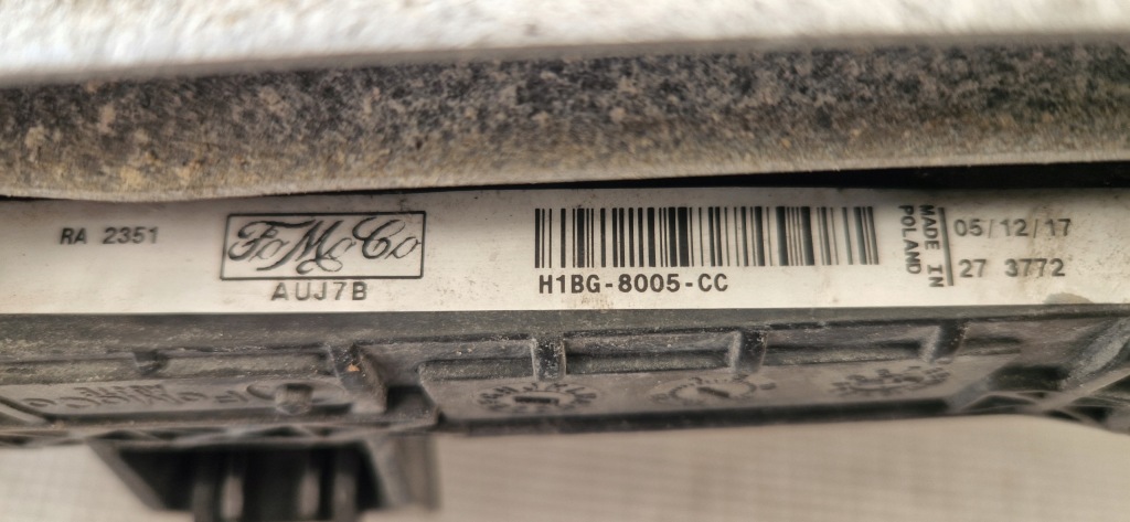 Fiesta mk8 ecoobost комплект радиатор воды кондиционер Доставка