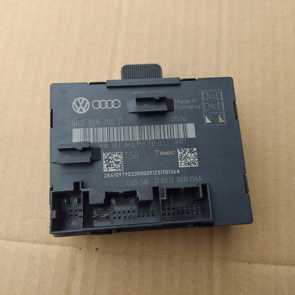 фото №1, Модуль блок управления дверь 8k0959795d audi a4 b8 lift