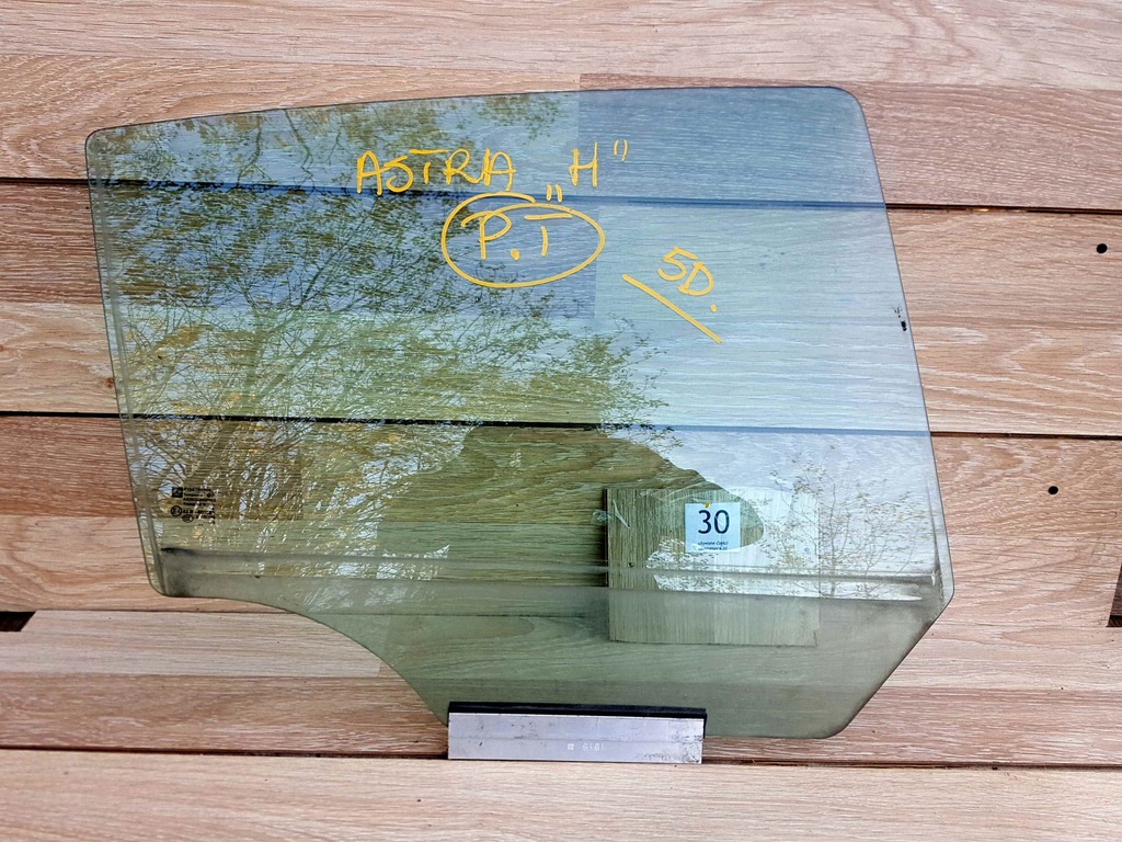 фото №1, Стекло боковая правая задняя opel astra h 5d