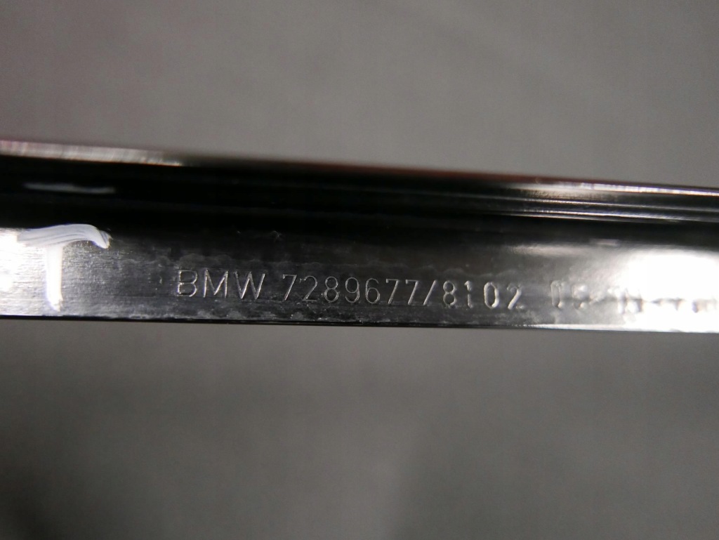 Bmw x5 f15 молдинг защита рамы стекло дверь левый задний  czarna 7289681 Доставка