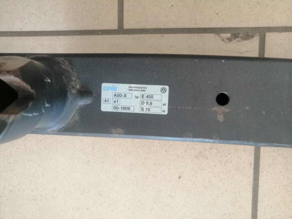 фото №4, Hak буксирувальний vw golf vi plus 5k0803881a