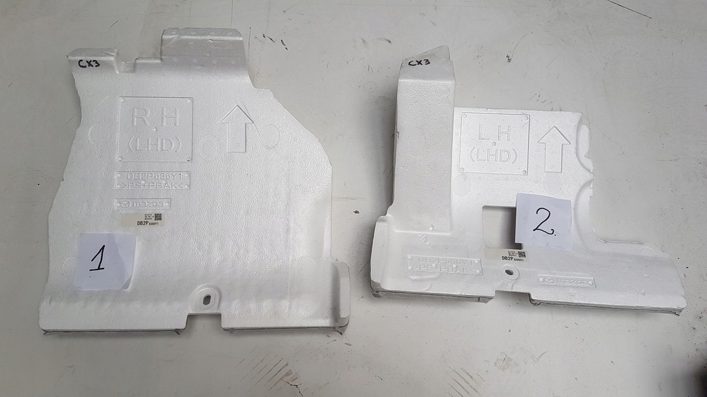 фото №1, Пінополістирол шумоізоляція підлога mazda cx3