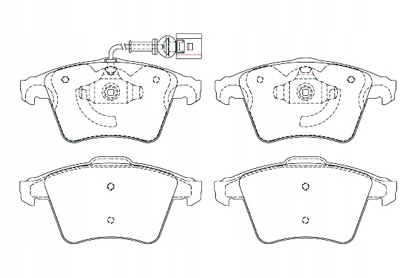 Breck комплект гальмівних колодок гальмівних fsl1643 fvr1643 Ціна