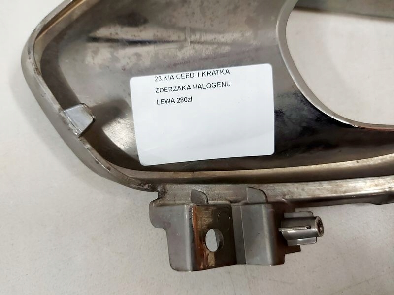 фото №7, Kia ceed 2 ii решётка бампера левая рамка противотуманной фары хром xa2865-63005