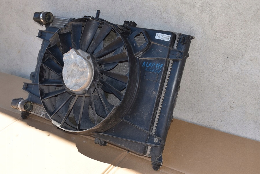 фото №12, Комплект радиатор alfa romeo 147 1.6 2.0 ts бензин