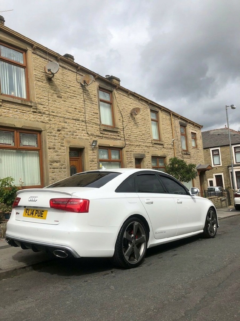 фото №11, Диффузор rs6 look do audi a6 c7 4g 2011-2014 с насадки