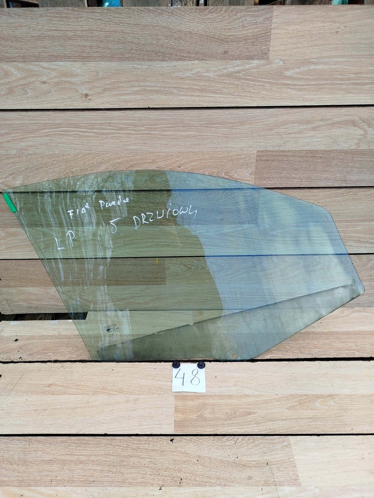 фото №1, Стекло боковая дверь левый перед fiat panda ii 5d