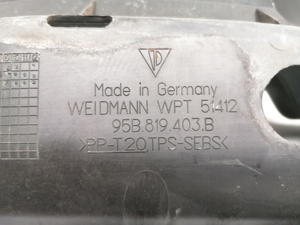 фото №10, Porsche macan 95b жабо пластиковий оригінал 14-18