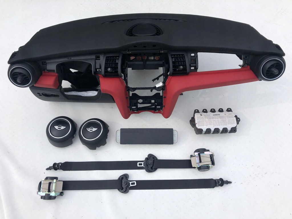 фото №2, Mini cooper f55 панель приладів панель приладів консоль подушки безпеки ремені