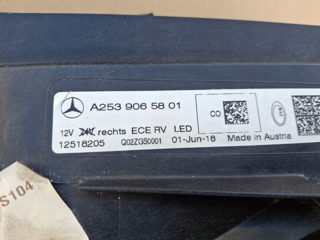 фото №11, Mercerdes glc w253 фара правый full led лампа правая a2539065801