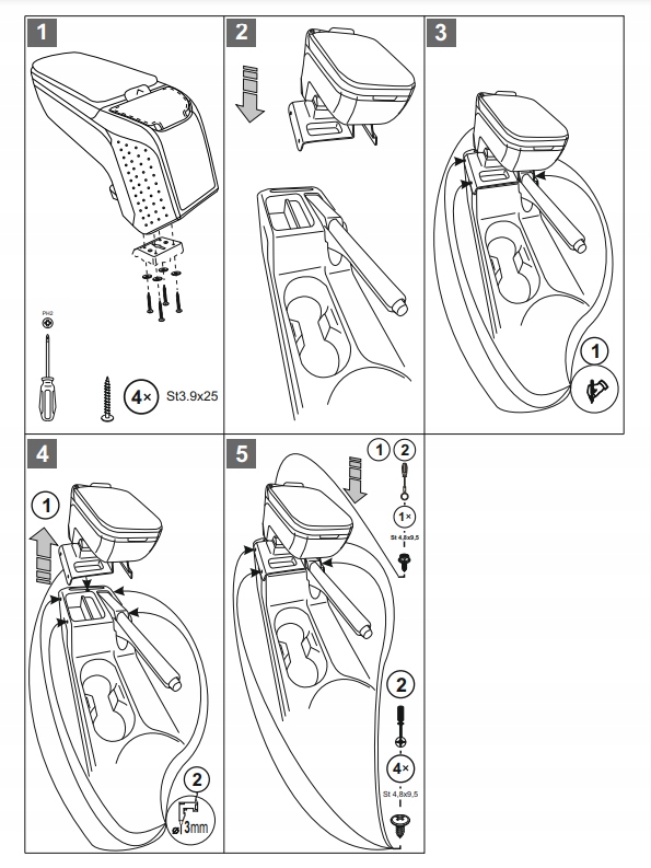 фото №10, Підлокітник armster 3 vw touran 2003-2015