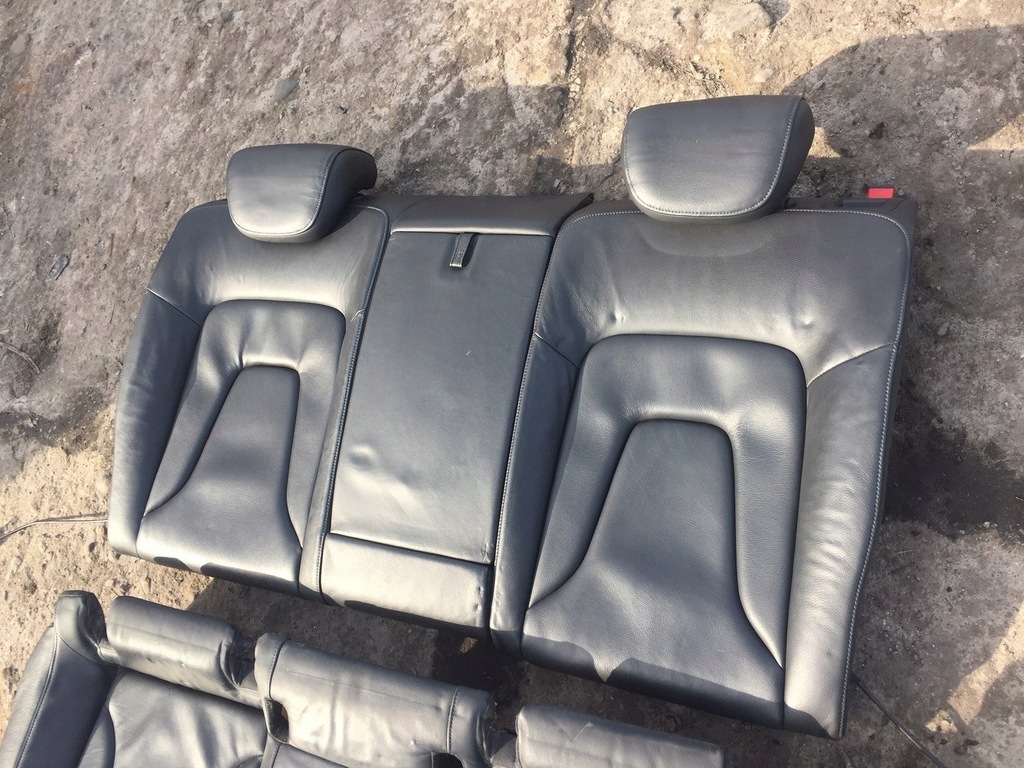 фото №5, Audi a5 8t coupe заднее сиденье задняя задняя кожа czarna