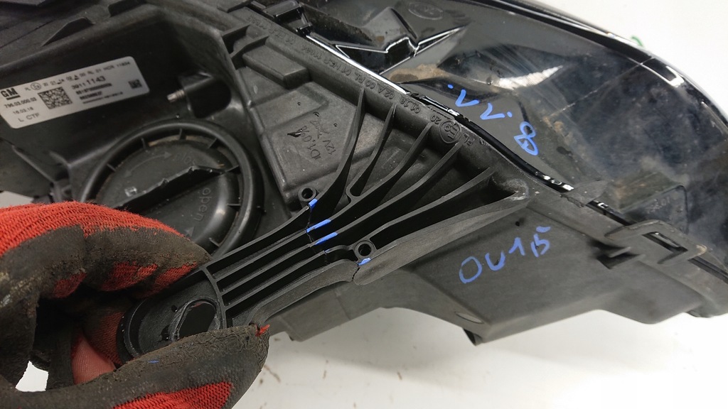 фото №9, Opel astra k v 5 звичайна лампа ліва передня